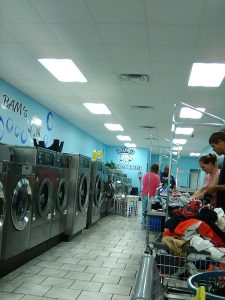 BAM'S COIN LAUNDRY in Chelsea, AL, has a modern storefront with clear signs and parking. 